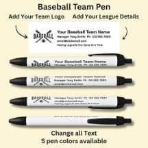 Equipe da Liga do Baseball - Adicione seus próprio