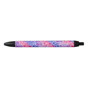 Caneta Preta Esboço do Orgulho Bi