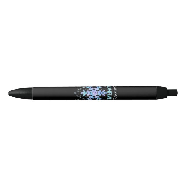 Caneta Preta Espalhar gentileza Como Flocos de Neve Professora  (Frente)