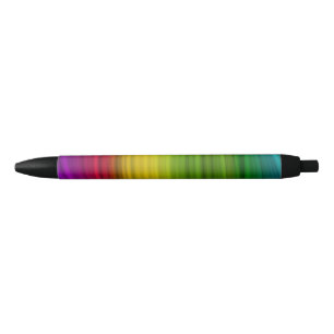 Caneta Preta Espectro Incrível de Cores de Arco-íris