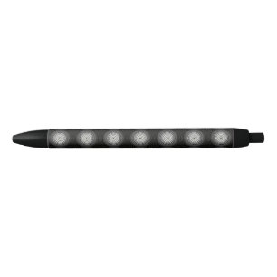 Caneta Preta Espiral Preto E Branco