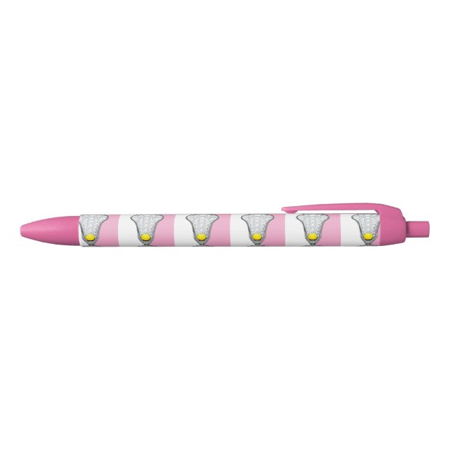 Caneta Preta Esportes de Lacrosse Rosa (parte de cima)