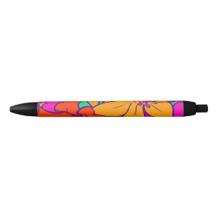 Caneta Preta Estilo Havaiano