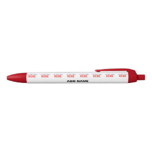 CANETA PRETA ESTILO MODERNO PERSONALIZÁVEL BRANCO VERIFICADO CO