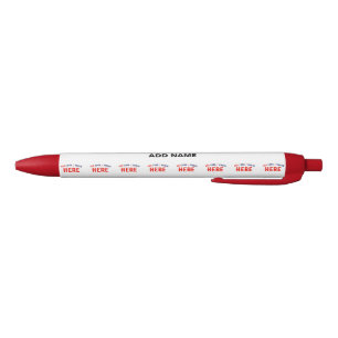CANETA PRETA ESTILOSO BRANCO PERSONALIZÁVEL MODERNO VERIFICADO
