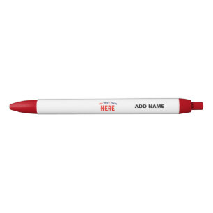 CANETA PRETA ESTILOSO MODERNO PERSONALIZÁVEL BRANCO VERIFICADO