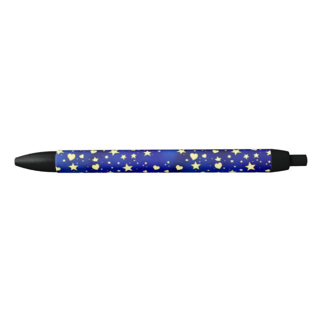 Caneta Preta Estrela brilhante (Frente)