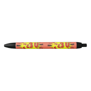 Caneta Preta Eu te amo
