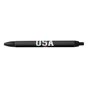 Caneta Preta EUA Bandeira Patriótica Americana Para Homens Meni