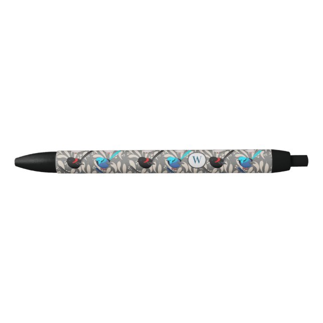 Caneta Preta Fairy Wrens (Frente)