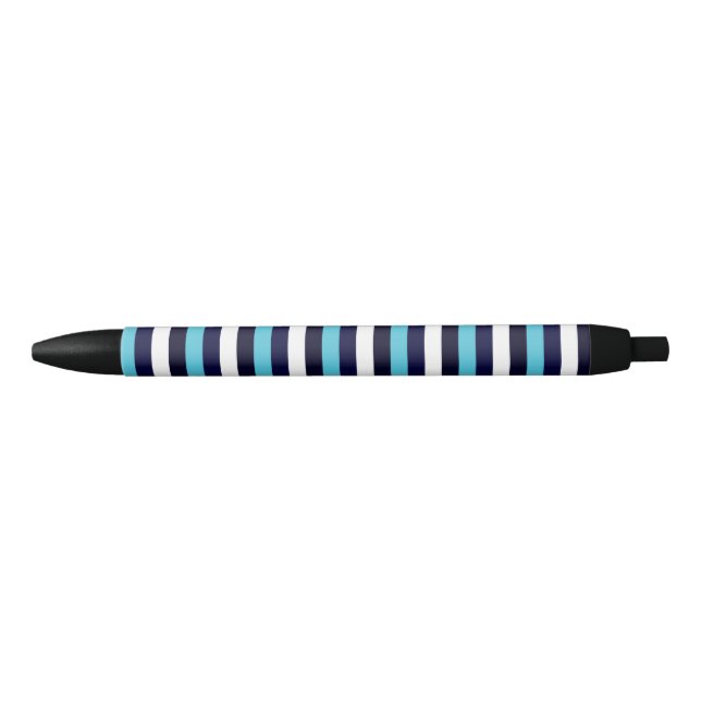 Caneta Preta Faixa Azul (Frente)