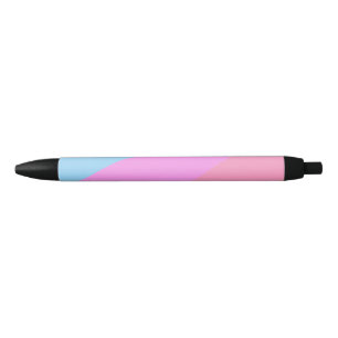 Caneta Preta Faixa do mês do orgulho multicolorida rosa roxa ar