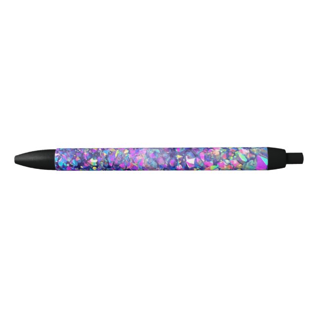 Caneta Preta Falln Bubble Crystals (Frente)