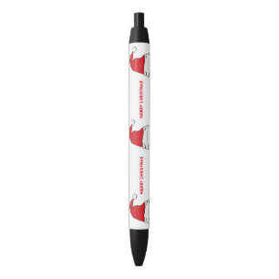 Caneta Preta Feliz Natal minimalista e Ano novo