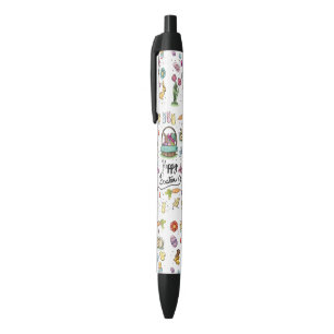 Caneta Preta Felz pascoa Art