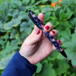 Caneta Preta Feminista do meio