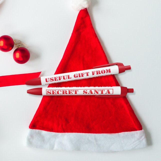 Caneta Preta Feriado de Presente Útil para Papais noeis Secreto (Criador carregado)