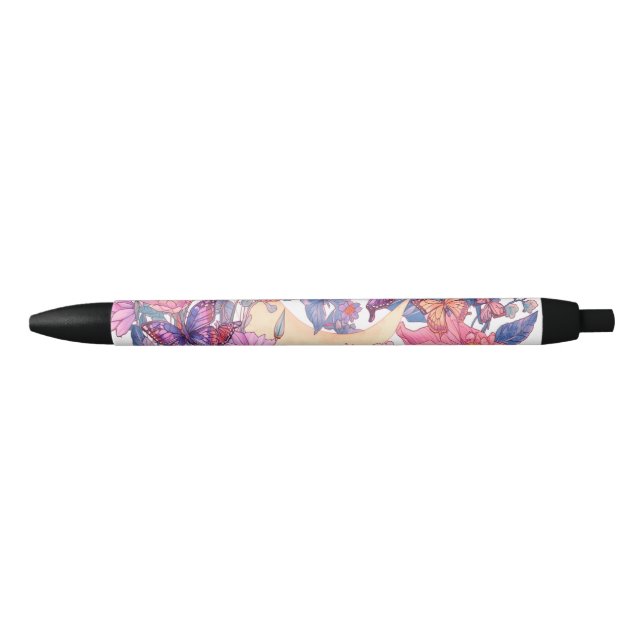 Caneta Preta Ferramenta de Escrevendo inspirada na Lua de Canet (Frente)
