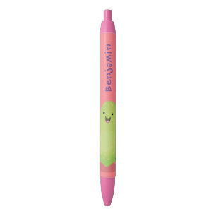 Caneta Preta Figura de desenho animado da pata de papaya kawaii