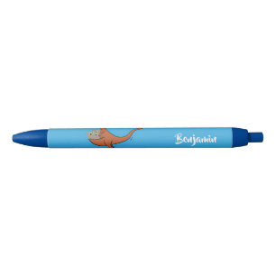 Caneta Preta Figura de desenho animado de canguru e koalas