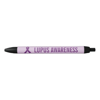 Caneta Preta Fita de Sensibilização do Lupus Roxo