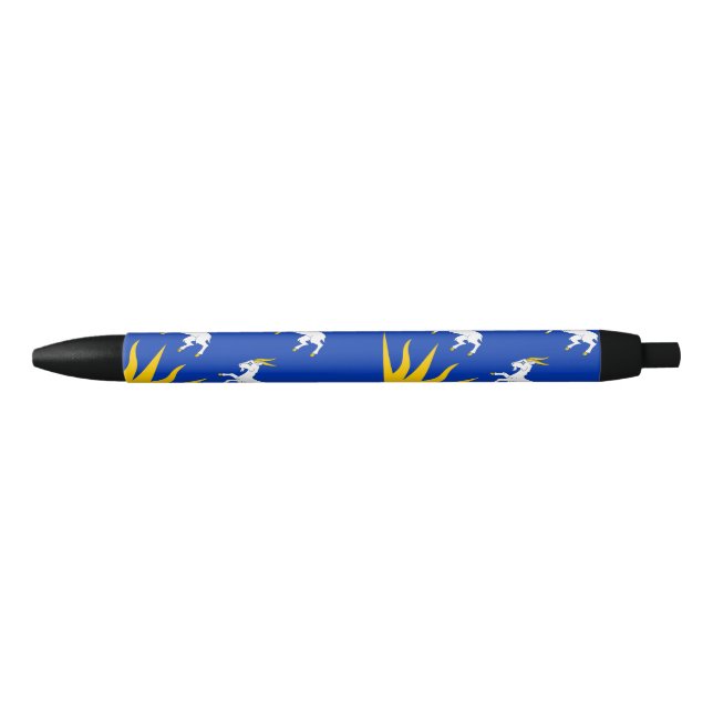 Caneta Preta Flag of Merionethshire Black Ink Pen (Frente)