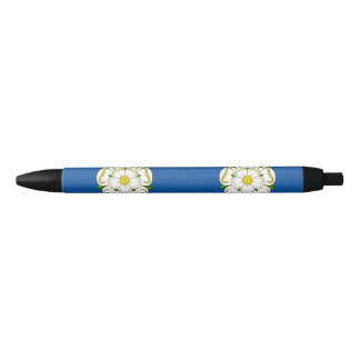 Caneta Preta Flag of Yorkshire Black Ink Pen