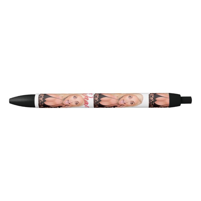 Caneta Preta Flirty loira Thunder_Cove (Frente)