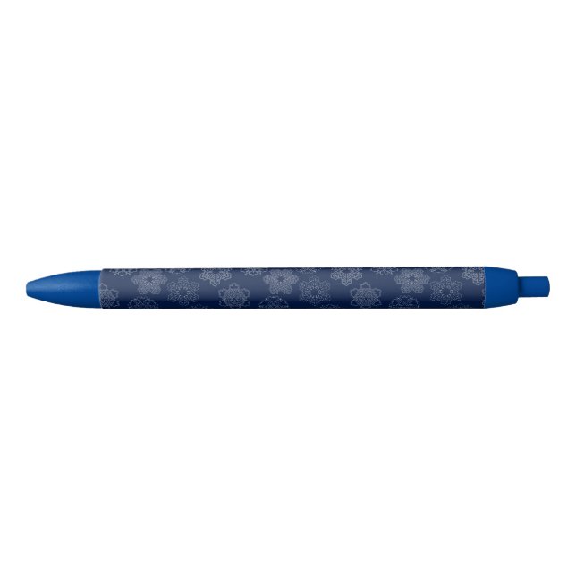 Caneta Preta Floco de neve (Frente)