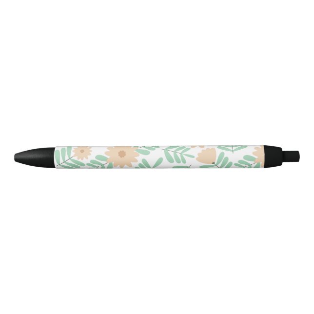 Caneta Preta Flor minimal (Frente)