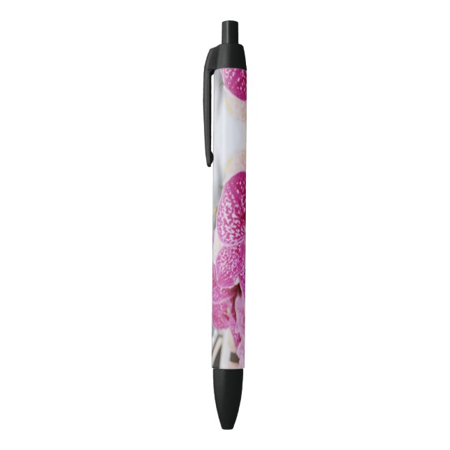 Caneta Preta Flores (Topo (Vertical))