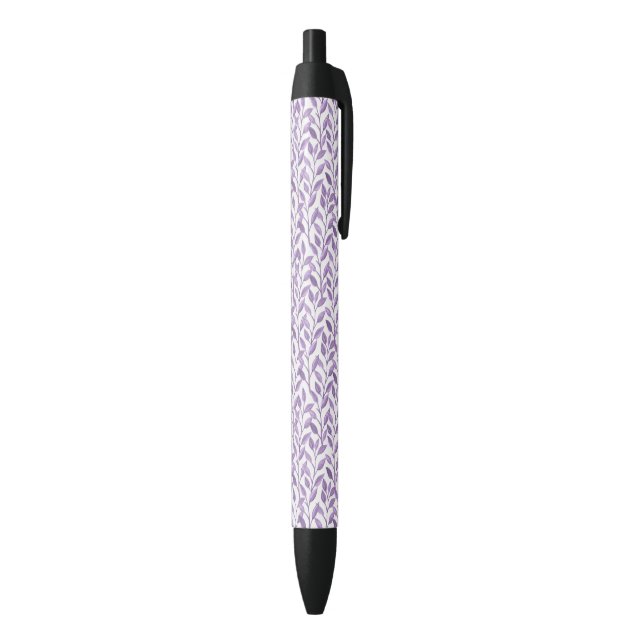 Caneta Preta Folhas de lavanda (parte de inferior (Vertical))