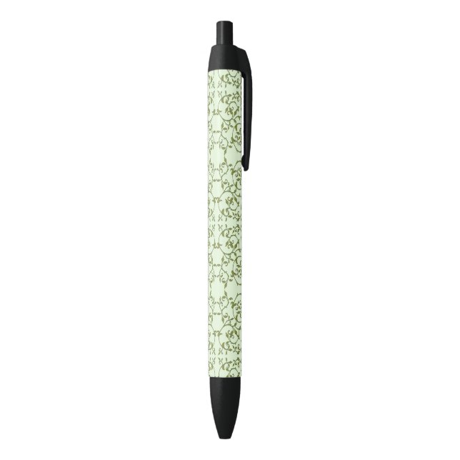 Caneta Preta Folhas de oliveira rolando (parte de inferior (Vertical))