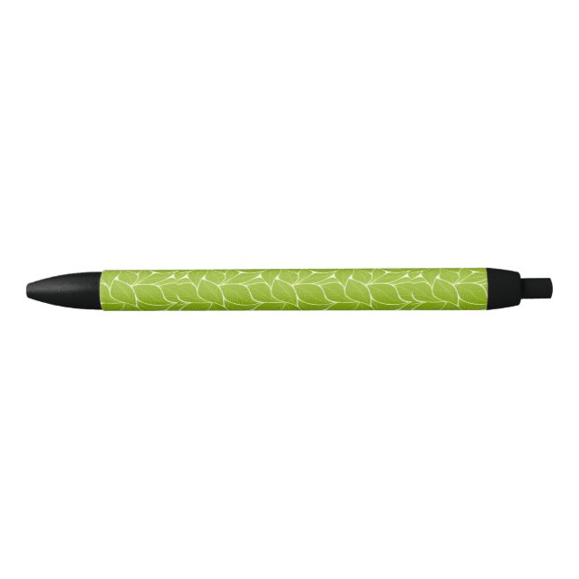 Caneta Preta Folhas verdes (Frente)
