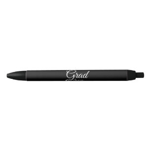 Caneta Preta Formando branco preto de classe personalizada ano 