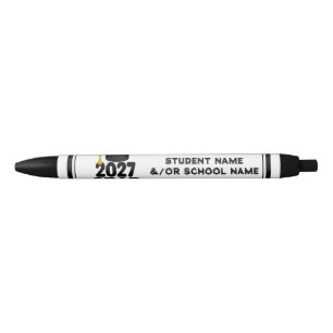 Caneta Preta Formatura da Turma de 2027 em Destaque