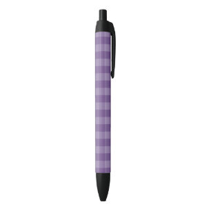 Caneta Preta Fundo checkered violeta