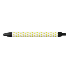 Caneta Preta Funny Yellow Birds Doodle Illustration