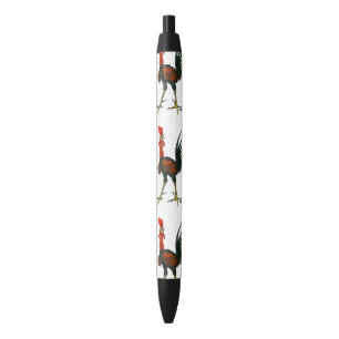 Caneta Preta Galo louco