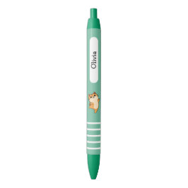 Caneta Preta Gato Laranja de Desenho Animado Dançando, Personal