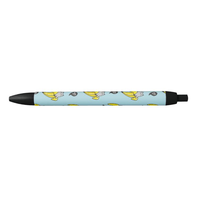 Caneta Preta Gato na banana (Frente)
