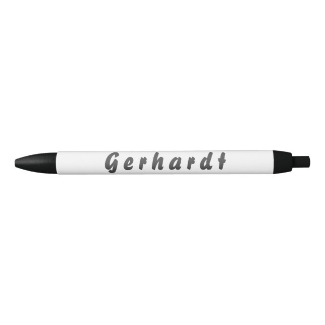 Caneta Preta Gerhardt Kugelschreiber (Frente)
