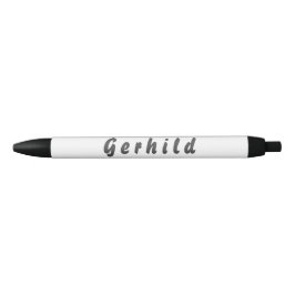 Caneta Preta Gerhild Kugelschreiber