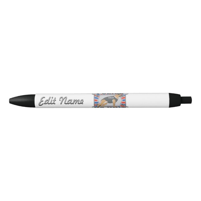 Caneta Preta German shepherd da polícia da unidade K9 (Frente)