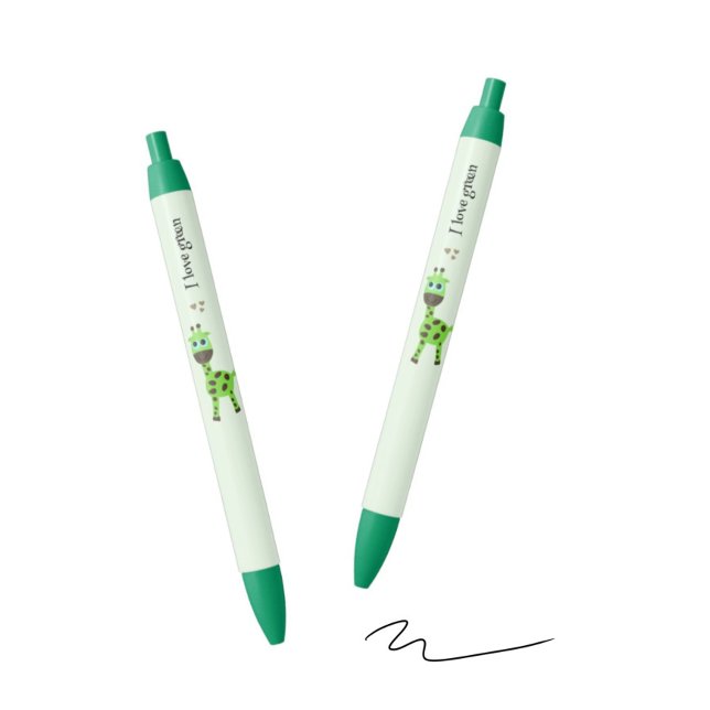 Caneta Preta Girafa verde (Criador carregado)