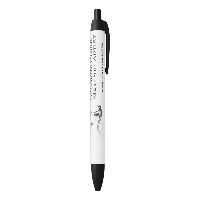 Caneta Preta Glamor Preto Lashes Cor-de-rosa Maquiagem e Beleza (parte de inferior (Vertical))