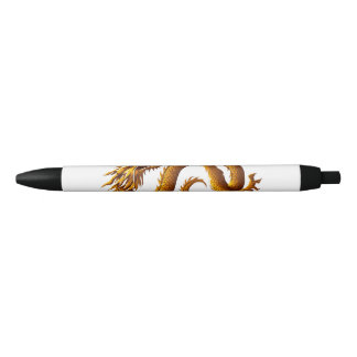Caneta Preta Golden Dragon