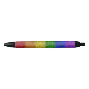 Caneta Preta Gradação da Brilhante de Queda