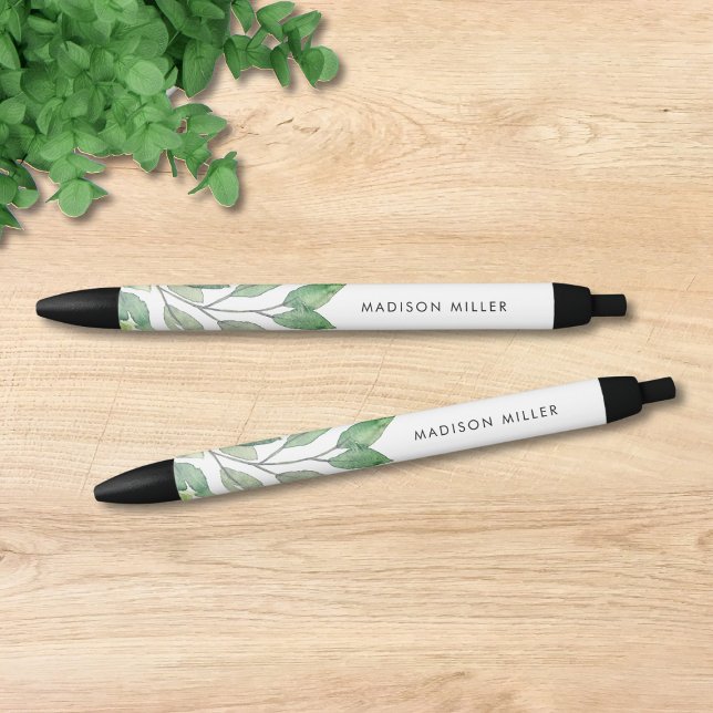 Caneta Preta Granulado personalizado de aquarela (Criador carregado)