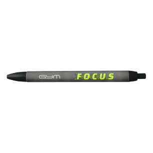 Caneta Preta GYM FOCUS Modern Fitness